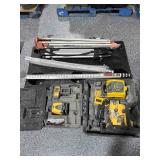 DeWalt Cordless Rotary Laser, Tripods, Spectra