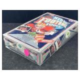 1991 upper deck football wax box