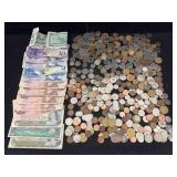 Foreign Currency W/coins & Bills
