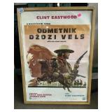 Clint Eastwood Yugoslavian movie poster of The