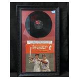 Stan musial Framed Autographed record