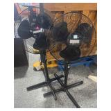 Pair Floor Fans