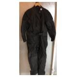 A Harley Davidson, FXRG, Black riding suit for