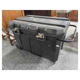 Storage Chest with Handle, Wheels, Measuring Grid
