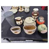 Vases, Cal Original Tureen with Tray, Coin Banks