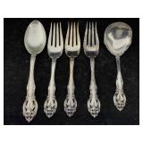 5 Pcs Of Gorham Sterling Serving Pieces, Tw 451g,
