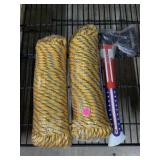 New USA Flag Hatcher w/2-30M Rope