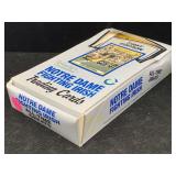 Norte dame football wax box