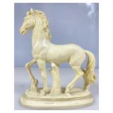 A. Santini Oxolite Composite Horse Sculpture