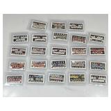 1957 soccer team cards