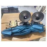 Heat Dishes, Patio Umbrella and more