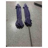 Pair Patio Umbrellas