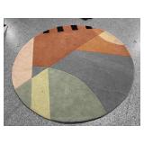 Safavieh Round Picasso Style Area Rug 5ft 9in