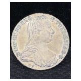 1780 .833 Silver 1 Thaler - Maria Theresia Coin