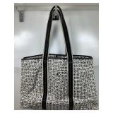 Coach oversized bag in black-and-white.  Serial