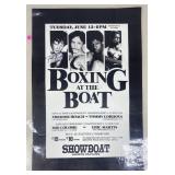 Showboat boxing poster signed