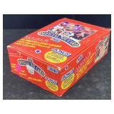 1989 pro set football wax box