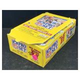 1990 pro set football wax box