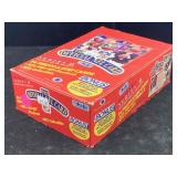 1989 pro set football wax box