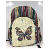 Himalayan hemp THC free backpack made in Nepal