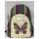 Himalayan hemp THC free backpack made in Nepal