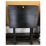 2 Wood tv trays