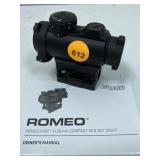 Sig Sauer Romeo MSR 1x20mm Red Dot Compact Sight