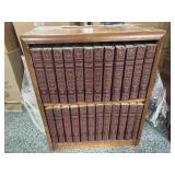 1954 Encyclopedia Britannica Book Set in Wood