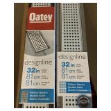 2-Oatey Designline Square 32in Linear Drain
