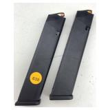 Extended Glock 40 S&W Magazines - 22 Round Fully