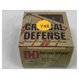 20 Rounds 38 Spl Ammo - 110gr FTX Hornady