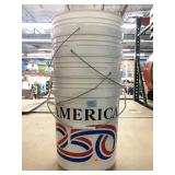 5-White Buckets, label 250th American
