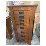 Mission Style Floor Standing Jewelry Armoire -