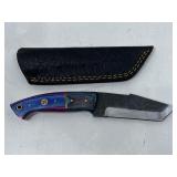 Hand Made Damascus Steel Knife with Custom Handle