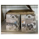 9 Lagute SnapHook Hookless shower curtain NOS