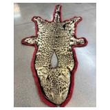 Small Size Leopard Taxidermy Apron with head - no