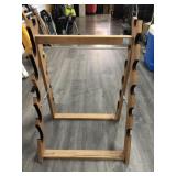 Double sided gun rack, approx 21x32in