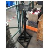 2 Metal Floor stands for speaker, adjustable