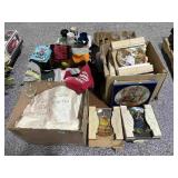 Wine Glass Set, Collector Plates, Pet Clothes and
