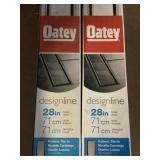 2-Oatey Designline Tile in 28in Linear Drain