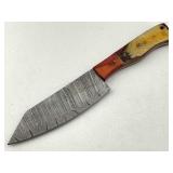 Hand Made Damascus Steel Knife  - New - Custom
