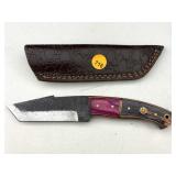 Hand Made Damascus Steel Knife with Fitted