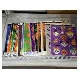 Large Selection of New Halloween WIndow Clings.