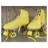 Yellow Roller Skates. Size 8