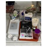 Candles, Cable Ties, Skull Cup, Shower Liner &