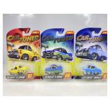 3 NIP CarTuned Die Cast Cars