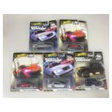 5 NIP HotWheels Fast & Furious Cars