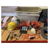 Extension Cords, Hard Hat, Level & More