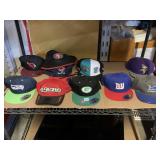 Assorted Sports Hats. All Football