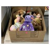 Box of Ty Beanie Babies and More.
